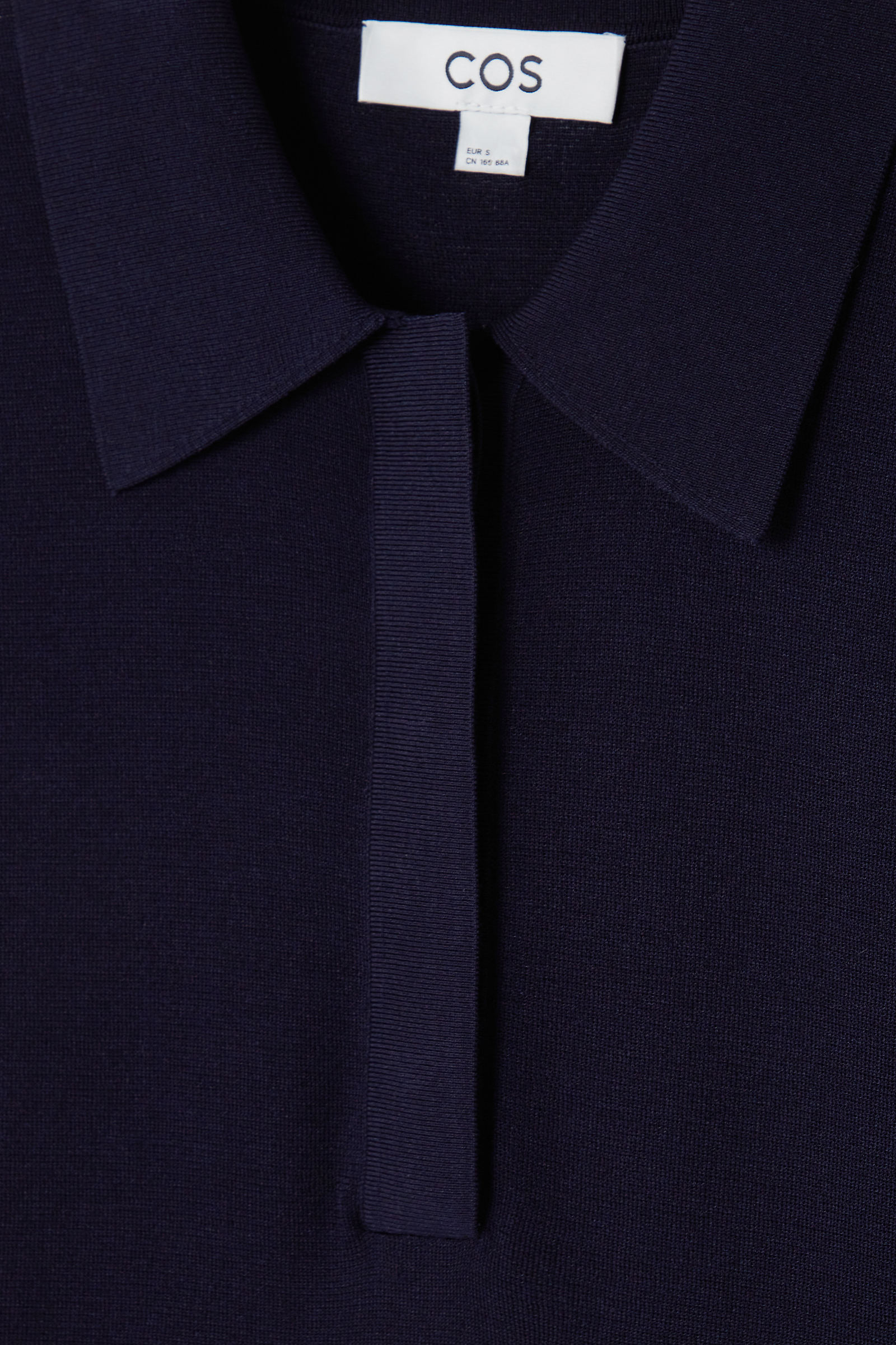 标准版型蝙蝠袖针织POLO衫- COS官网