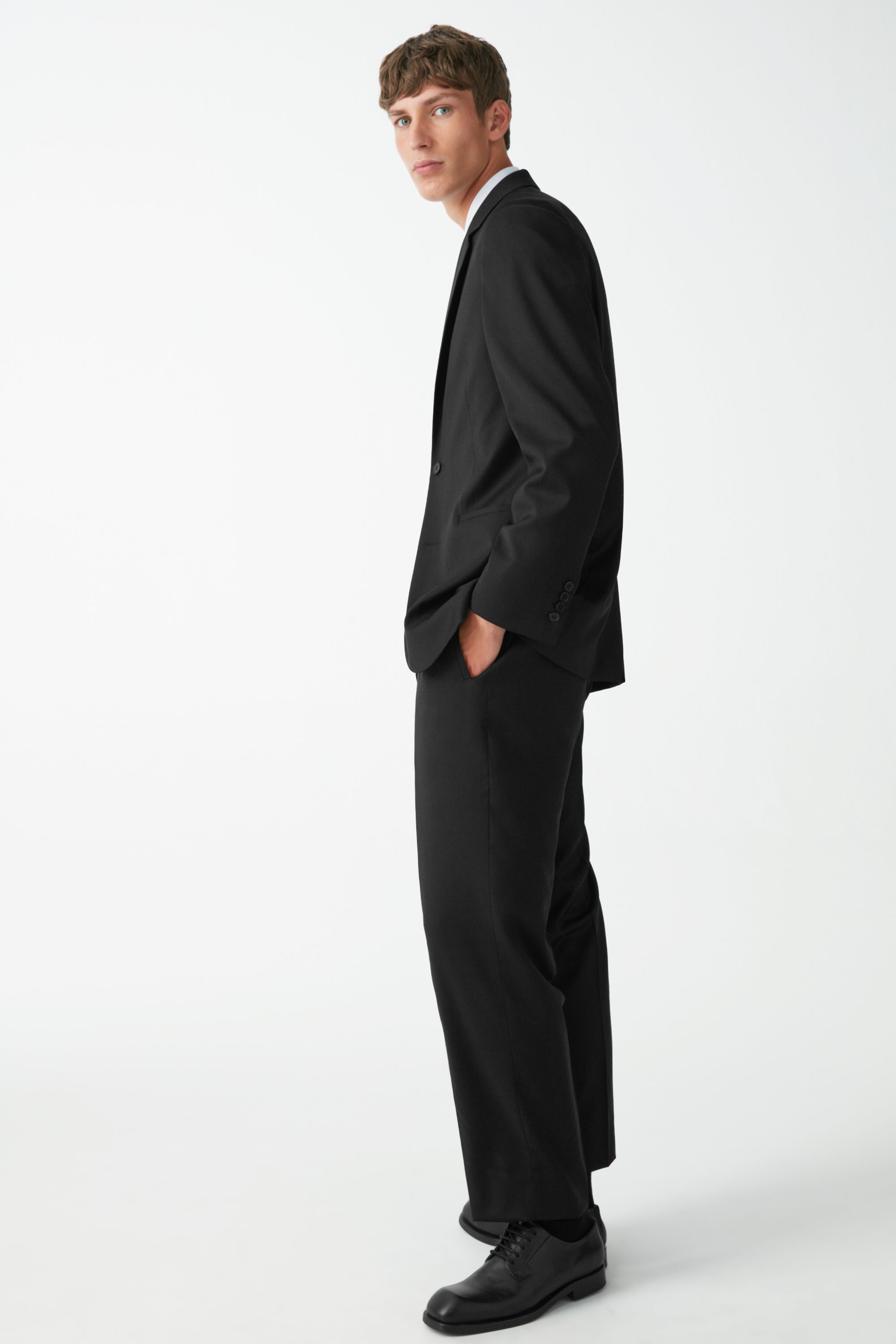 休闲翻驳领西装外套 - cos官网