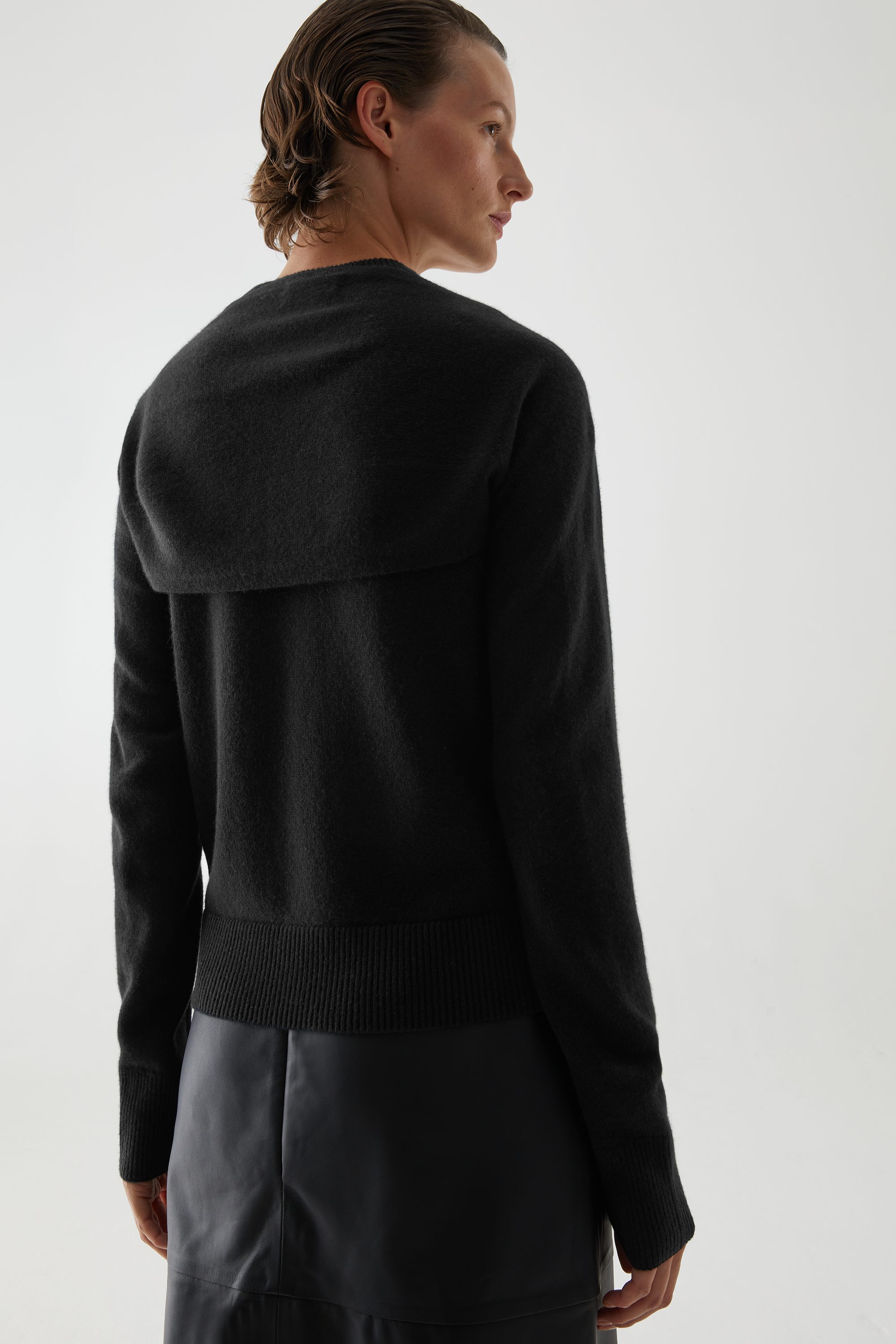 短款羊绒连肩袖套 - cos官网