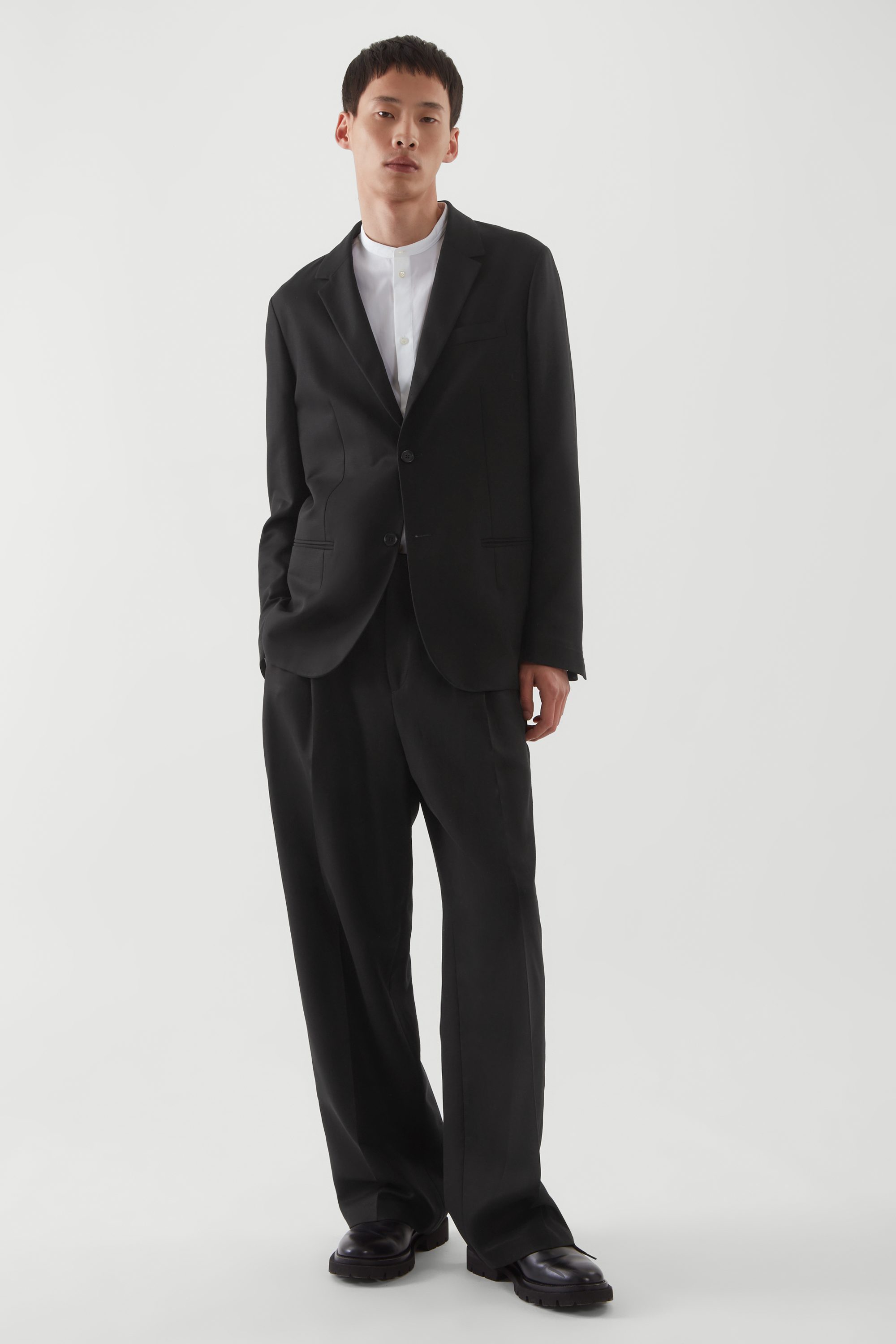 标准版型翻驳领西装外套 - cos官网